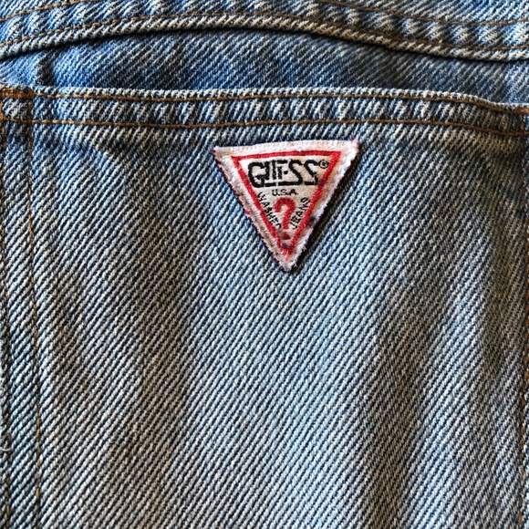 Vintage Guess jean pencil skirt. - Picture 9 of 10